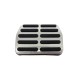 Πεντάλ Αλουμινίου Κουμπωτά Και Footrest Για VW Passat B6 05-10 / Passat B7 10-14 / Passat CC Αυτόματα Σετ 3 Τεμάχια KPVW02
