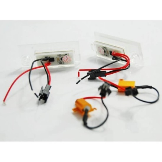 Led Φαναράκια Πινακίδας Για Audi A6 C5 97-04 Sedan Canbus Ζευγάρι 2 Τεμάχια