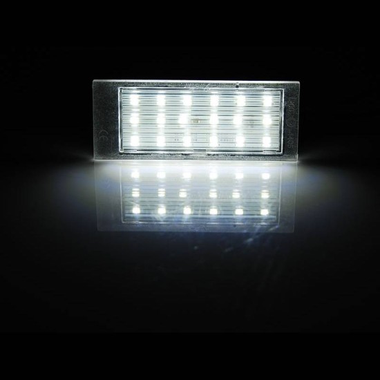 Led Φαναράκια Πινακίδας Για Renault Clio , Megane , Laguna , Twingo Vel Satis Ζευγάρι 2 Τεμάχια