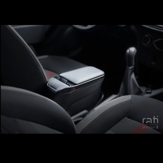Κονσόλα Χειροφρένου Τεμπέλης Armster 2 Για Skoda Octavia 2013+ Μαύρο Χρώμα