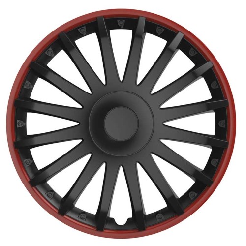 Τάσια Τροχών Αυτοκινήτου 15" Crystal 101300 RΟ Μαύρο CBX 4 τεμάχια