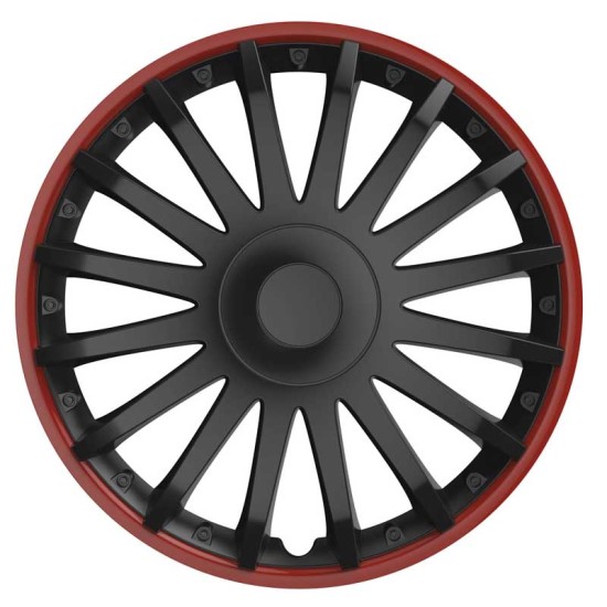Τάσια Τροχών Αυτοκινήτου 15" Crystal 101300 RΟ Μαύρο CBX 4 τεμάχια