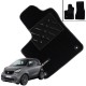 Πατάκια Αυτοκινήτου Μοκέτα Για Smart W453 2014+  Με Μονό Κέντημα Black 2 Τεμάχια