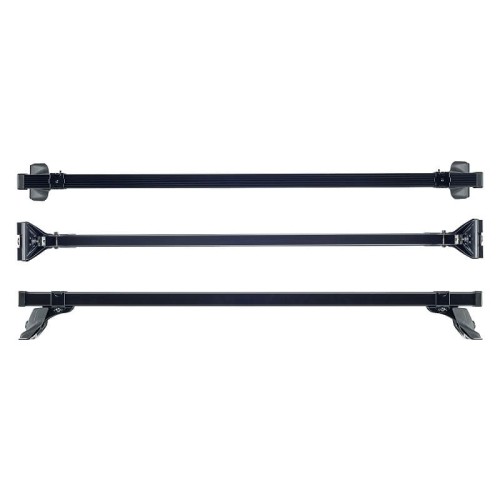 Μπάρες Οροφής Σιδερένιες CRUZ Cargo Xpro-140cm 923-210 Σετ Με Πόδια Για Ford Transit Custom H2 13+ 3 Τεμάχια Με Extra 2 T-Track Κανάλι Τοποθέτησης