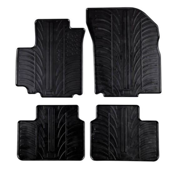 Πατάκια Αυτοκινήτου Gledring 0146 Fiat Sedici 2007-2014 / Suzuki SX-4 2006-2013 Μαύρο 4 Τεμάχια