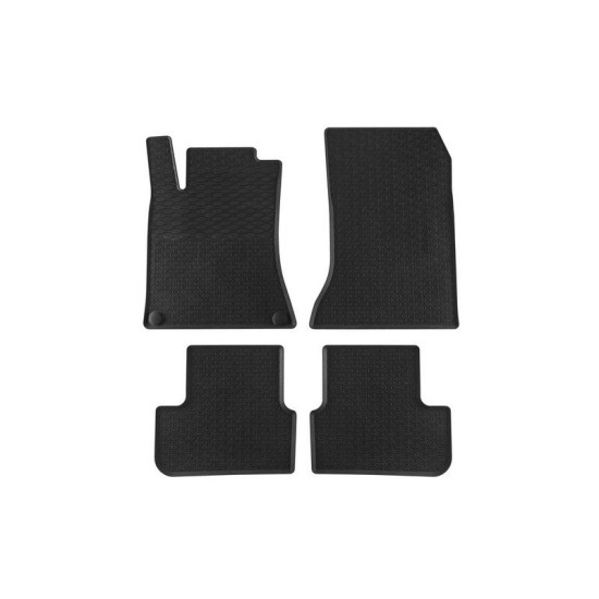 Λαστιχένια Πατάκια Geyer & Hosaja Για Mercedes Cla C117 2013-2019, Gla X156 2013-2020, A Class W176 2012-2018, B Class W246 2011-2019, 4 Τεμάχια, Μαύρο 852/4C