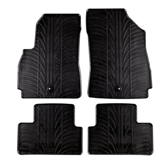 Πατάκια Αυτοκινήτου Gledring 0186 Chevrolet Orlando 2010-  Μαύρο 4 Τεμάχια