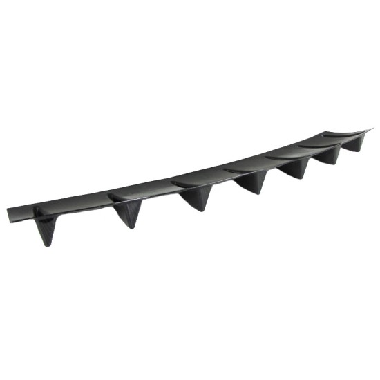 Diffuser Πίσω Προφυλακτήρα Universal Με 7 Πτερύγια Carbon Look Από Abs Πλαστικό 1 Τεμάχιο