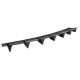 Diffuser Πίσω Προφυλακτήρα Universal Με 7 Πτερύγια Carbon Look Από Abs Πλαστικό 1 Τεμάχιο