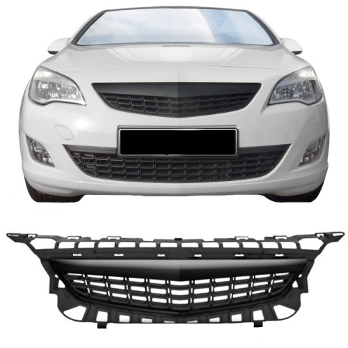 Μάσκα Για Opel Astra J 5D 09-12 Κυψελωτή Χωρίς Σήμα Μαύρη 1 Τεμάχιο