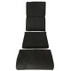 Καθίσματα Bucket Race Κουβάδες Suede Alcantara Μαύρο Ζευγάρι 2 Τεμαχίων