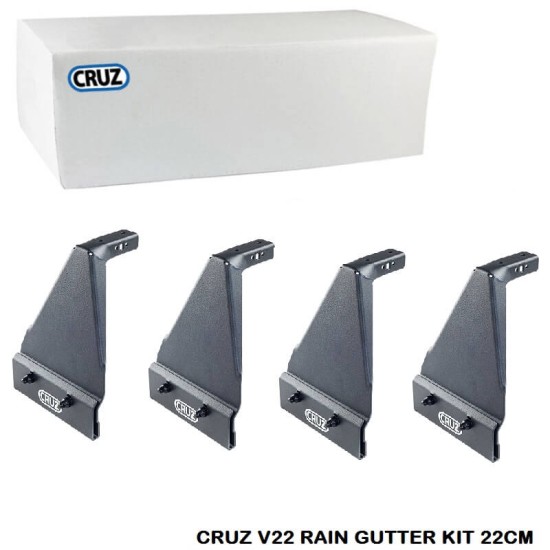 Πόδια / Άκρα Για Μπάρες & Σχάρες Οροφής CRUZ LCV 933-074 Νεροχύτη Universal V22 22cm Σετ 4 Τεμάχια