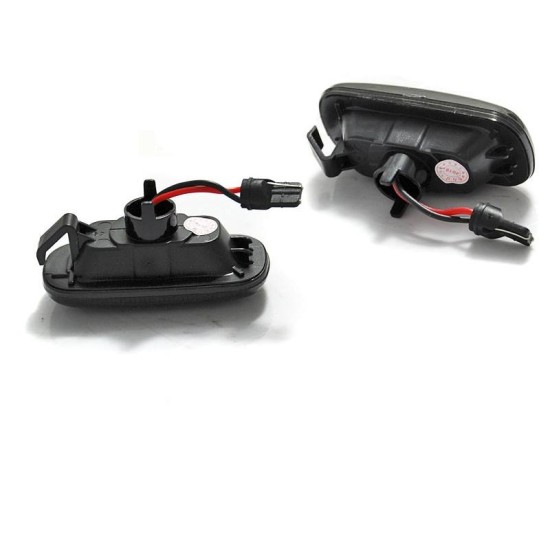 Πλαϊνά Φλας Φτερού Για Audi A3 8P 03-08 / A4 B6/B7 00-07 / A6 C6 02-05 Allroad / A8 D3 04-09 / TT 8J 06-11 Led Smoke 2 Τεμάχια