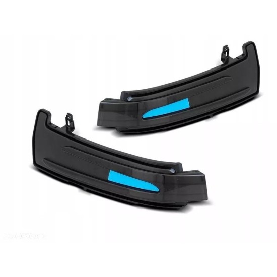 Φλας Καθρέπτη Για Mercedes-Benz W204 / W212 / W176 / W221 / W166 / X204 Dynamic Led Φιμέ 2 Τεμάχια