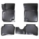 Πατάκια Σκαφάκια 3D Από Λάστιχο TPE Για Hyundai I20 2008-2014 Rizline 4 Τεμάχια Μαύρα