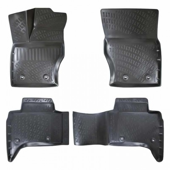 Πατάκια Σκαφάκια 3D Από Λάστιχο TPE Για Land Rover Range Rover Sport L494 2013- Rizline 4 Τεμάχια Μαύρα