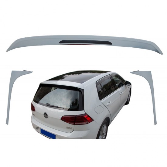 Αεροτομή Οροφής Για Vw Golf VII (7) 12-20 GTI Look 3 Τεμάχια Από Πλαστικό