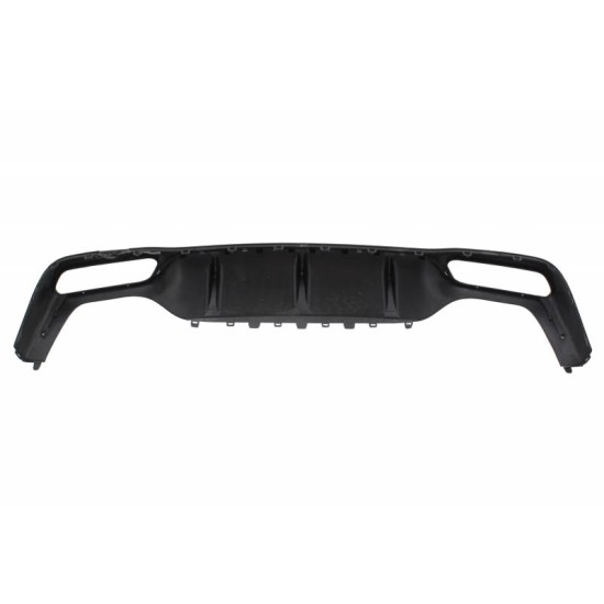 Diffuser Πίσω Προφυλακτήρα Για Mercedes-Benz E-Class W213 16-19 Με Amg Προφυλακτήρα Μαύρο/Χρώμιο