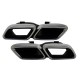 Μπούκες Εξάτμισης Για Mercedes-Benz C-Class W205 / E-Class W213 / S-Class W222 / GLE C292 / GLE W166 / GLC W253 Amg Look 2 Τεμάχια