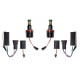 Λάμπες Led Για Angel Eyes Bmw 3 E90 / E92 / 5 E60 / X5 E70 / X6 E71 H8 120W Canbus Λευκές 2 Τεμάχια