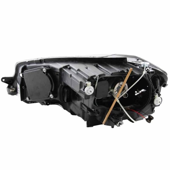 Μπροστινά Φανάρια Set Για Vw Golf 7.5 17-19 Facelift DRL & Dynamic Signal Μαύρα Με Χρώμιο Γραμμή H7 Με Μοτέρ Carner