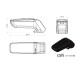 Κονσόλα Χειροφρένου Τεμπέλης Armster S Για Ford Focus 2018+ (+Usb+Aux Extension Cable) Μαύρο Χρώμα