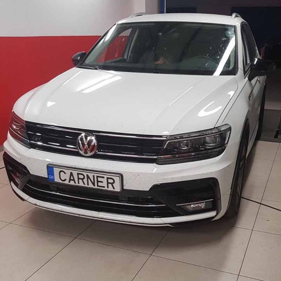 Μπροστινά Φανάρια Set Για Vw Tiguan II mk2 16+ DRL Led Matrix & Led Signal Dynamic R-Line Look H7/H7 Με Μοτέρ Carner