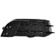 Δίχτυ Προφυλακτήρα Εμπρός Πλαινό Για Audi A1 8X 2010-2014 RS1 Look Γυαλιστερό Μαύρο / Ασημί Αριστερό & Δεξί 2 Τεμάχια