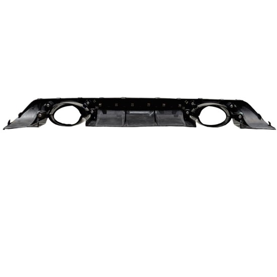 Diffuser Πίσω Προφυλακτήρα Για Audi TT 8S 14+ TTRS Look Με Μπούκες Από Abs Πλαστικό