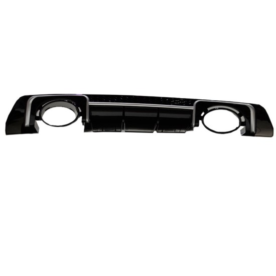 Diffuser Πίσω Προφυλακτήρα Για Audi TT 8S 14+ TTRS Look Με Μπούκες Από Abs Πλαστικό