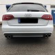 Diffuser Πίσω Προφυλακτήρα Για Audi A4 B8 12-15 Facelift Sedan/Avant S4 Look Από Abs Πλαστικό 1 Τεμάχιο