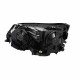 Μπροστινά Φανάρια Set Για Vw Tiguan mk1 11-15 DRL Μαύρα H7/H7 Με Μοτέρ  Carner