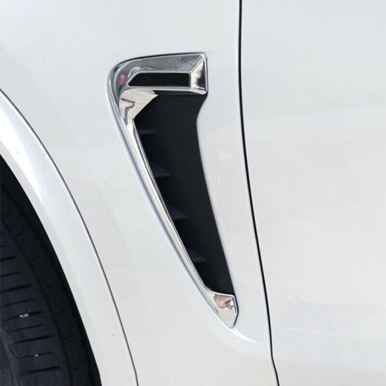 Αεραγωγοί Φτερών Για Bmw X5 F15 13-18 M-Look Χρώμιο / Μαύρο 2 pcs