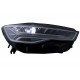 Μπροστινά Φανάρια Set Για Audi A6 4G C7 11-18 DRL Full Led Matrix Design & Dynamic Φλας Μαύρα Με Μοτέρ Carner