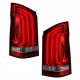 Πισινά Φανάρια Set Για Mercedes-Benz Vito W447 14+ Full Led Bar & Led Signal Dynamic Κόκκινο/Crystal Carner