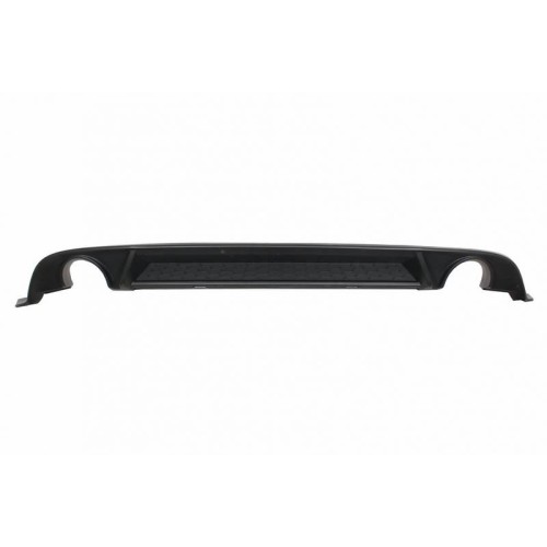 Diffuser Πίσω Προφυλακτήρα Για VW Golf VII (7.5) 17-20 Facelift GTI Με 2 Μονές Εξατμίσεις Δεξια & Αριστερά Από Abs Πλαστικό 1 Τεμάχιο