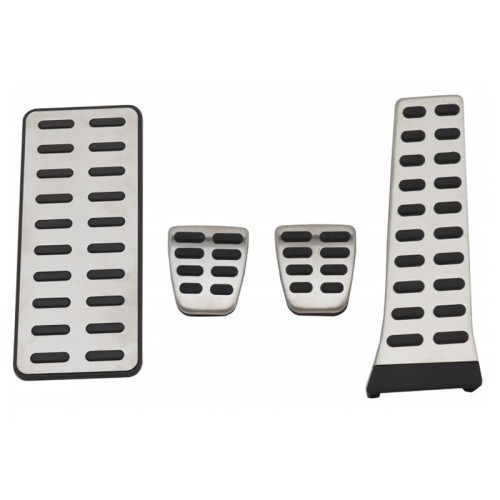 Πεντάλ Αλουμινίου Κουμπωτά Και Footrest Για Hyundai Sonata 11-14 / IX35 10-15 /  Santa Fe 06-12 Μη Αυτόματο Σετ 4 Τεμάχια KPHYSO02