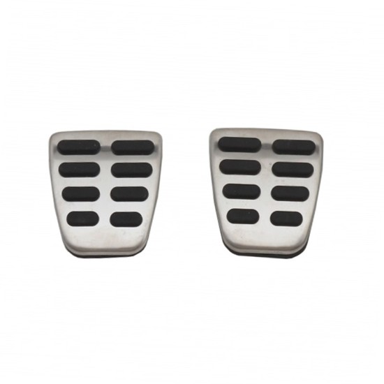 Πεντάλ Αλουμινίου Κουμπωτά Και Footrest Για Hyundai Sonata 11-14 / IX35 10-15 /  Santa Fe 06-12 Μη Αυτόματο Σετ 4 Τεμάχια KPHYSO02