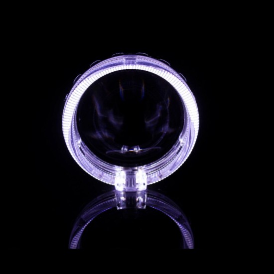 Καπάκια Για Προτζέκτορες 2.5" Mini AE Με Led Angel Eyes Χρώμιο Retrofitlab 2 Τεμάχια