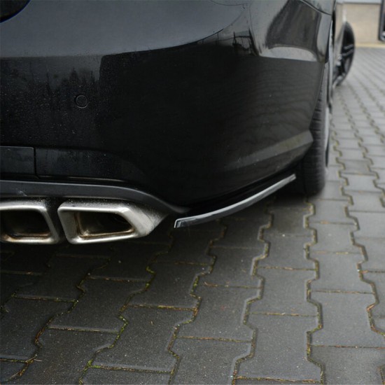 Splitters Πίσω Προφυλακτήρα Δεξιά & Αριστερά Για Mercedes-Benz E-Class W212 09-13 Amg E63 Έκδοση Γυαλιστερό Μαύρο Maxton Design 2 Τεμάχια