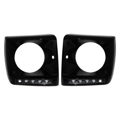 Μασκάκια Φαναριών Με DRL Για Mercedes-Benz G-Class W461/W463 90-15 G55/G65 Amg 4 Τεμάχια