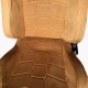 Καθίσματα Bucket R8 Suede Αλκαντάρα Μπεζ Ζευγάρι 2 Τεμαχίων