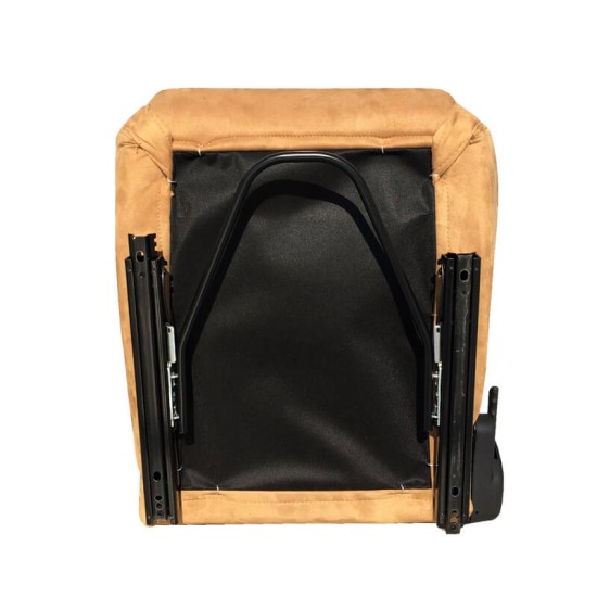 Καθίσματα Bucket R8 Suede Αλκαντάρα Μπεζ Ζευγάρι 2 Τεμαχίων
