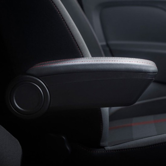 Κονσόλα Χειροφρένου Τεμπέλης Armster OE1 TR Limited Με Usb Για Dacia Duster 2018+ Χωρίς Εργοστασιακό Τεμπέλη Μαύρο Χρώμα Με Κόκκινη ραφή
