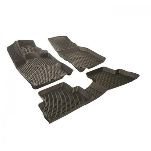 Πατάκια Σκαφάκια 3D Από Λάστιχο TPE Για Ford Εcosport 2012- Rizline 4 Τεμάχια Μαύρα