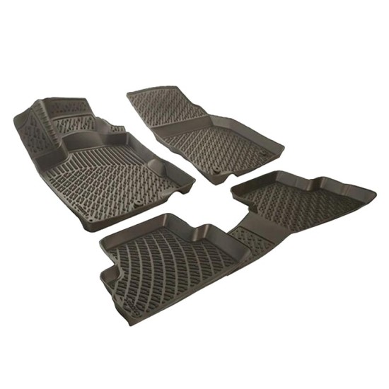 Πατάκια Σκαφάκια 3D Από Λάστιχο TPE Για Ford Mondeo MK3 2000-2007 Rizline 4 Τεμάχια Μαύρα