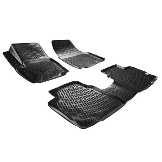 Πατάκια Σκαφάκια 3D Από Λάστιχο TPE Για Ford Mondeo MK4 2007-2014 Rizline 4 Τεμάχια Μαύρα