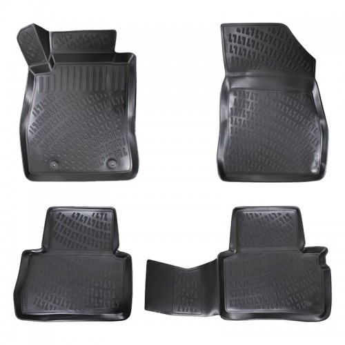 Πατάκια Σκαφάκια 3D Από Λάστιχο TPE Για Nissan Juke F15 2010-2019 Rizline 4 Τεμάχια Μαύρα