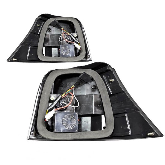 Πισινά Φανάρια Set Για Vw Golf IV (4) 97-03 Led Φιμέ Winjet