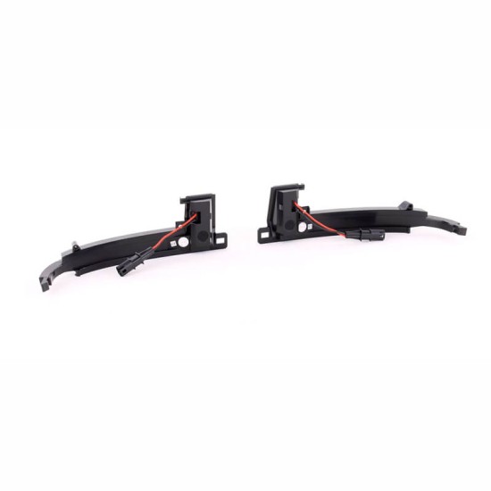 Φλας Καθρέπτη Για Audi A3 8P 08-10 / A4 A5 07-09 / A6 C6 08-10 / A8 07-10 / Q3 07-17 Dynamic Led Canbus Μαύρο/Φιμέ 2 Τεμάχια